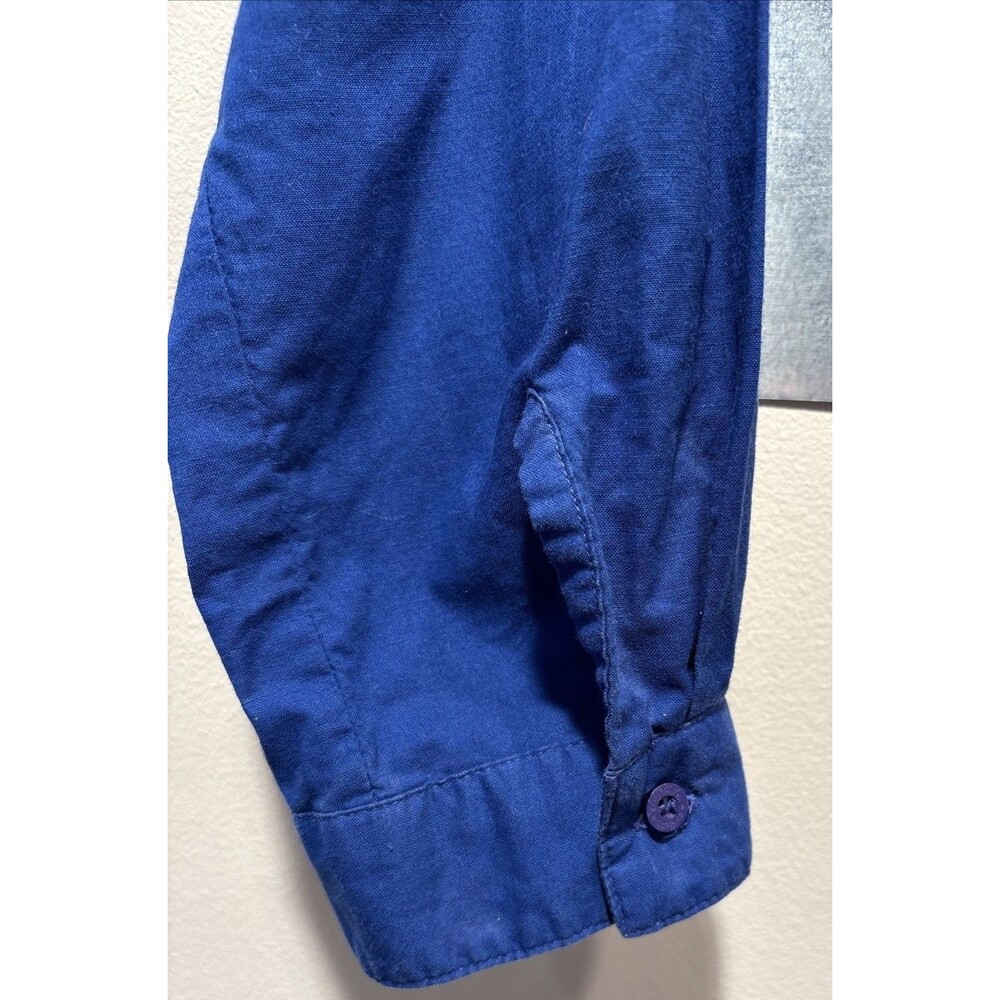 Vintage "Coca-Cola Clothes" Stars Camp Shirt L Long Sleeve 100% Cotton 70s 80s - Picture 16 of 16